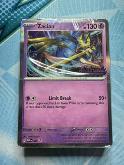 Pokemon Zacian 015 Phantasmal Flames Promo Holo Prerelease Deck English Sealed - Image 1