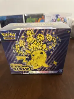 Pokemon TCG Scarlet & Violet SURGING SPARKS Elite Trainer Box FACTORY SEALED ETB - Image 1