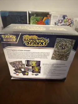 Pokemon TCG Scarlet & Violet SURGING SPARKS Elite Trainer Box FACTORY SEALED ETB - Image 3