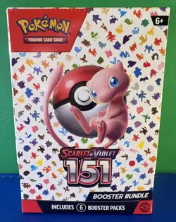 Pokemon TCG 151 Booster Bundle - 6 Packs - SEALED - Image 1