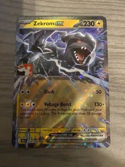 Pokemon Zekrom ex Prize Pack Series 8 - Image 1