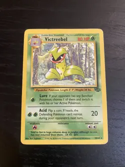 Pokemon TCG Victreebel Jungle Set 30/64 Non Holo Rare Wotc Card - Image 1