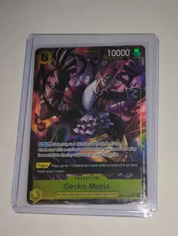 ONE PIECE Card Japanese Gecko Moria (Alt Art) OP14-104 SR The Azure Sea's Seven - Image 1