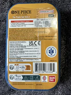 One Piece Card Game Mini-Tin Pack Set Vol.2 English Version New Sealed - Image 2