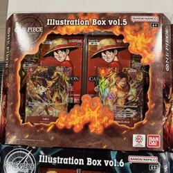 2X One Piece Illustration Box Vol 5/ 6- 2 Sabo 1 Ace tins- 2 Double packs OP-14 - Image 3