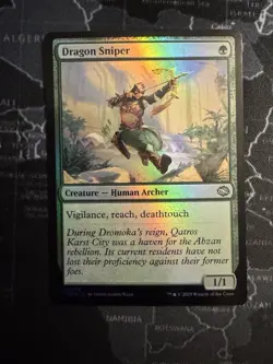 Dragon Sniper -Foil Near Mint MTG Tarkir: Dragonstorm - Image 1