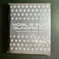B418 Mobile Suit Gundam 00 2009 Animage Deck of Poker Playing Cards 3.3in NEW - Image 3