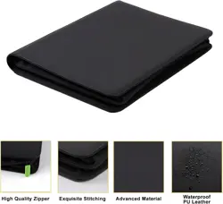 Collectible Game Sports Trading Card 3-Ring Binder 9 Pocket 720 Pockets w Zipper - Image 2