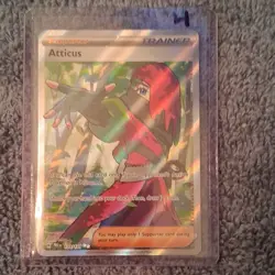 Pokemon Full Art Trainer & Energy Holo Foil Lot of 5 Cards Atticus Geeta Cyllene - Image 3
