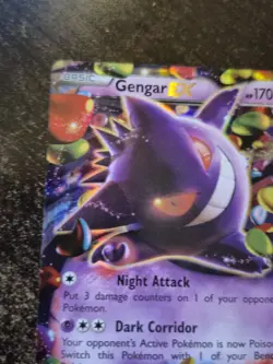Pokemon Gengar EX Ultra Rare Full Art Holo 34/119 XY-Phantom Forces Card - Image 2