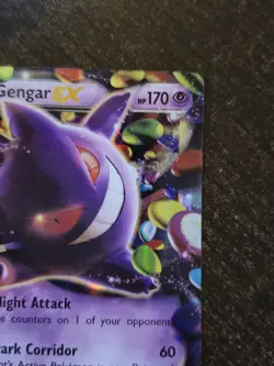 Pokemon Gengar EX Ultra Rare Full Art Holo 34/119 XY-Phantom Forces Card - Image 3
