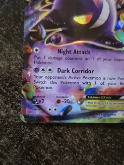 Pokemon Gengar EX Ultra Rare Full Art Holo 34/119 XY-Phantom Forces Card - Image 5