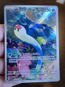 Wiglett - 206/198 - Illustration Rare - Scarlet & Violet - Pokemon Card TCG - Image 1