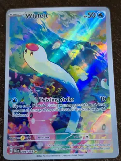 Wiglett - 206/198 - Illustration Rare - Scarlet & Violet - Pokemon Card TCG - Image 2