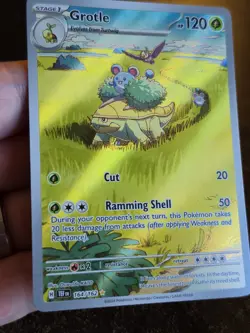 Pokemon TCG Grotle 164/162 Temporal Forces Holo Illustration Rare Card - Image 1