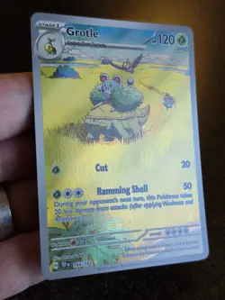 Pokemon TCG Grotle 164/162 Temporal Forces Holo Illustration Rare Card - Image 2