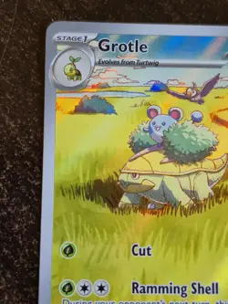 Pokemon TCG Grotle 164/162 Temporal Forces Holo Illustration Rare Card - Image 3