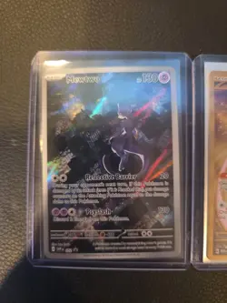 Pokemon TCG - 151 UPC Promo Cards - Metal Mew and Full Art Mewtwo Promo - Image 3