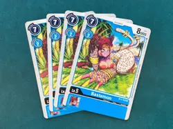 Bastemon BT3-028 Playset Release Special Booster 1.0 1.5 Digimon Card Game x4 - Image 1