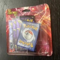 Pokemon TCG Lightning Set Packs with 1 Bonus Card Sealed - Image 2