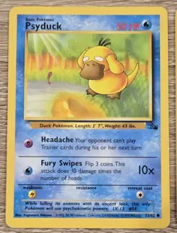 Vintage Pokemon Card Lot (9) WOTC 1999–2000 Base Fossil Jungle LP-NM Random Bulk - Image 1