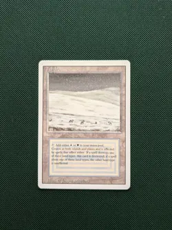 Tundra MTG MP Revised Dual Land Magic the Gathering Card - Image 1