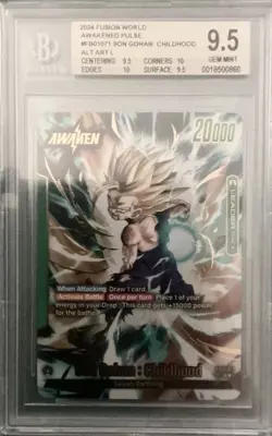 Son Gohan Childhood Leader L FB01-071 Secret Rare Alternate Art Dragon Ball Card - Image 1