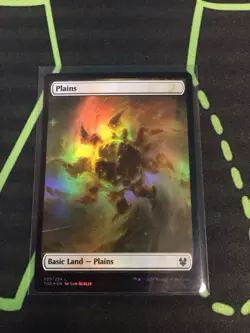 MTG Magic The Gathering Plains 250 Foil THB Full Art Land - Image 1