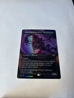 Doomsday Excruciator (Borderless) Duskmourn: House of Horror Foil - MTG RARE - Image 1