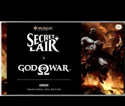MTG SECRET LAIR GOOD OF WAR GREEK TRADITIONAL FOIL NEW SEALED - Image 2