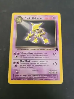 LP Pokemon-Dark Alakazam 18/82 Team Rocket Regular - Image 1