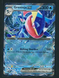 Greninja ex 041/142 Double Rare Holo Pokemon 2024 Stellar Crown NM - Image 1