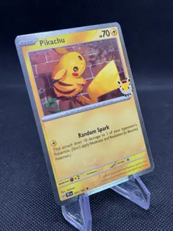 Pokemon TCG Pikachu 051/162 2026 Pokemon Day Stamped Promo TCG NM - Image 2