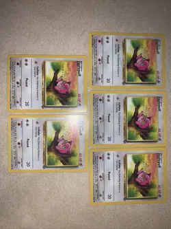 JIGGLYPUFF - 54/64 - Pokemon - Jungle- Unlimited Edition - NM (LOT OF 5) - Image 1