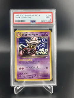 PSA 9 Dark Slowking 199 Neo 4 Pokemon Japanese - Image 1