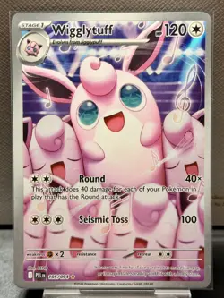 Wigglytuff 105/094 Holo Illustration Rare Phantasmal Flames Pokemon TCG NM - Image 1