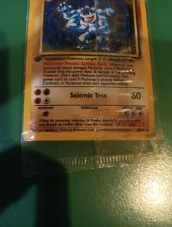 Pokemon TCG Machamp Holo Rare 1st Edition Base Set 8/102 - Image 2