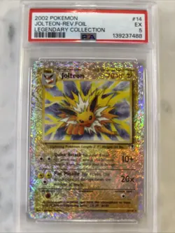 2002 Pokemon Legendary Collection Reverse Holo Jolteon PSA 5 EX New Cert - Image 1
