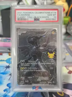 Pokemon TCG: Zekrom (FA) - 114/114 - Celebrations: Classic Collection - PSA 10 - Image 1
