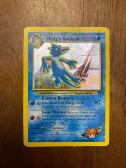 Misty's Golduck - 12/132 - Gym Challenge Holo - DMG - Pokemon TCG - Image 1