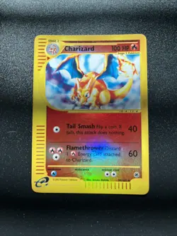 Pokemon TCG Charizard 39/165 Expedition Base Set 2002 Reverse Holo Rare 🔥🐉🐲🔥 - Image 1