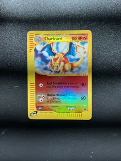 Pokemon TCG Charizard 39/165 Expedition Base Set 2002 Reverse Holo Rare 🔥🐉🐲🔥 - Image 2