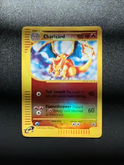 Pokemon TCG Charizard 39/165 Expedition Base Set 2002 Reverse Holo Rare 🔥🐉🐲🔥 - Image 3