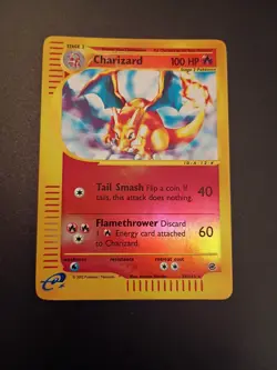 Pokemon TCG Charizard 39/165 Expedition Base Set 2002 Reverse Holo Rare 🔥🐉🐲🔥 - Image 4