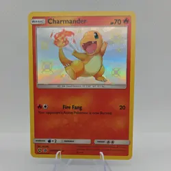Pokemon TCG Charmander SV6/SV94 Hidden Fates Shiny Holo Rare Basic HP70 - Image 1