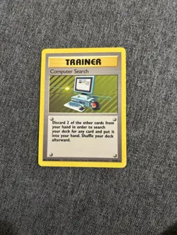 COMPUTER SEARCH - Base Set - 71/102 - Rare Trainer - Pokemon - Unlimited - Image 1