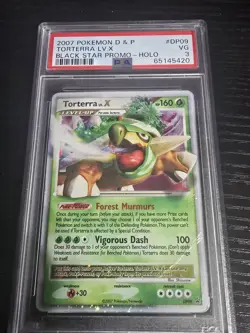 Pokemon D & P Torterra Lv X Black Star Promo Psa 3 - Image 2