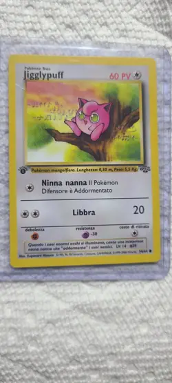 Jigglypuff Jungle 54/64 1st Edition Jungle Card 1999 Vintage GERMAN GEM-MT - Image 1