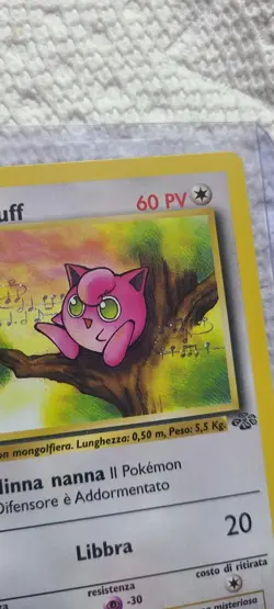 Jigglypuff Jungle 54/64 1st Edition Jungle Card 1999 Vintage GERMAN GEM-MT - Image 5