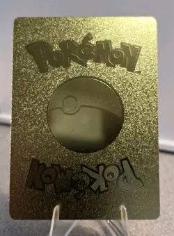 Pokemon Sceptile GX 500hp Gold Foil Fan Art Collector Card TCG - Image 2